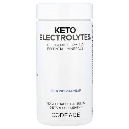 Codeage, Keto Electrolytes, 180 Vegetable Capsules
