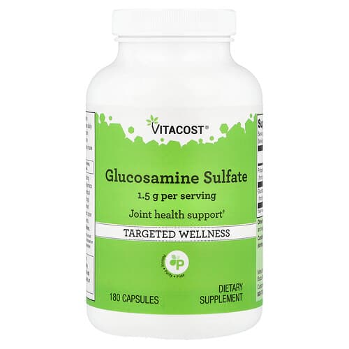 Vitacost, Glucosamine Sulfate, 1,500 mg, 180 Capsules