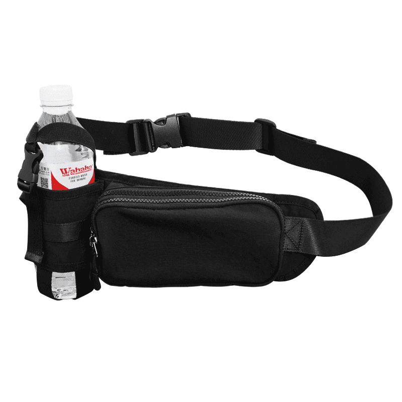 Running sports bag, portable and simple sports waist bag, large capacity fitness waist bag, water bottle waist bag, waterproof crossbody chest bag